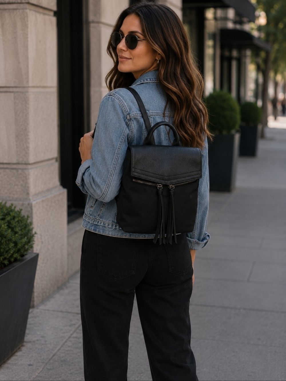 BODKIER Small Leather  Backpack NWOT